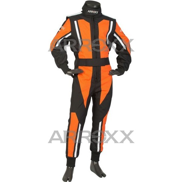 Overall level 2 Xbase junior Zwart-Oranje-Wit  54478